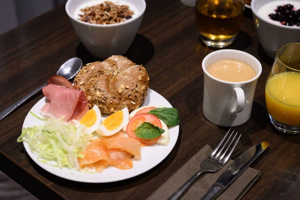 Leopold Hotel Oudenaarde breakfast plate