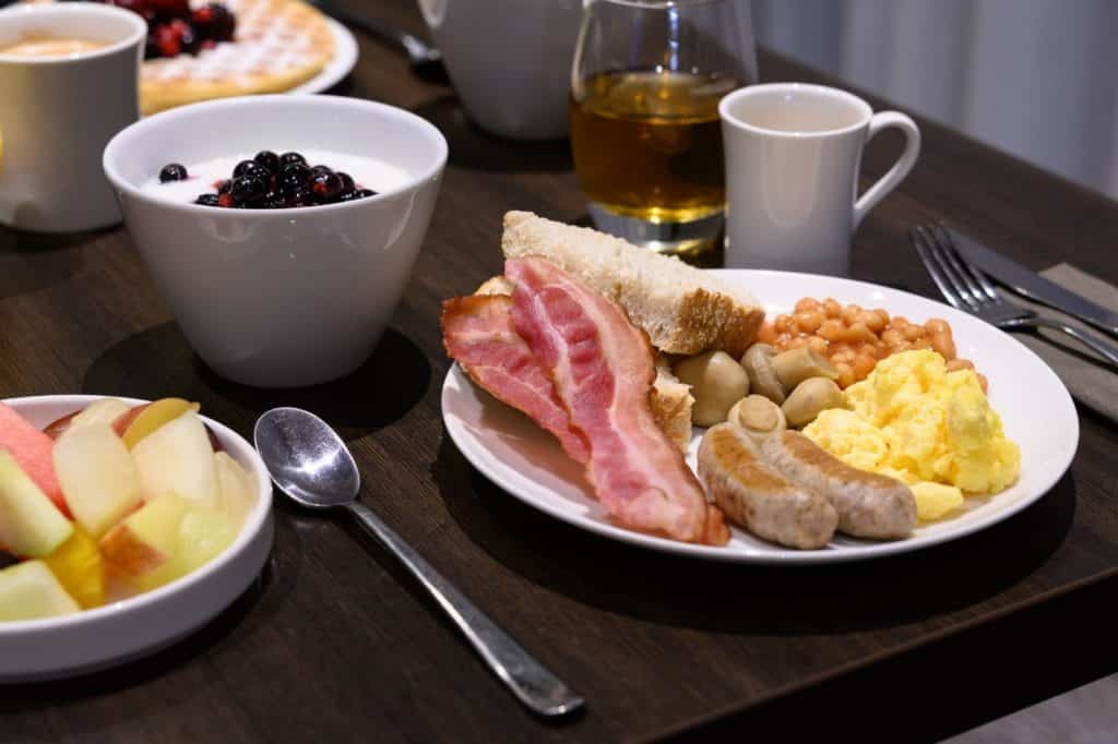 Leopold Hotel Oudenaarde buffet breakfast plate