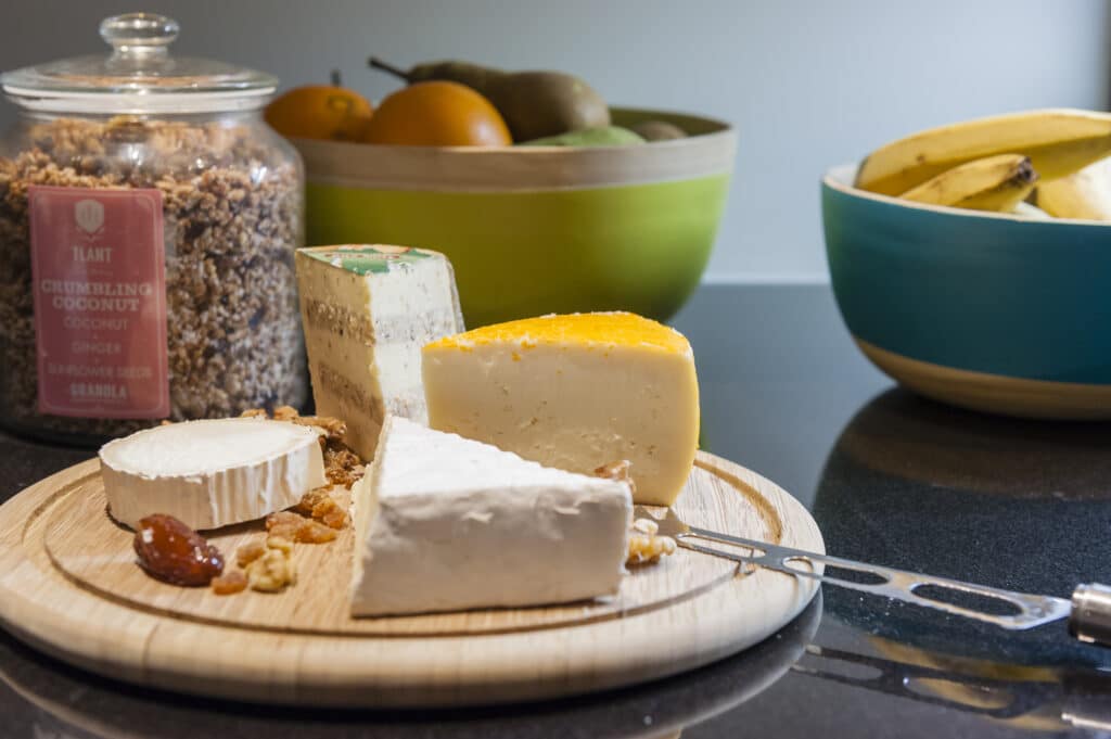 cheese platter for breakfast